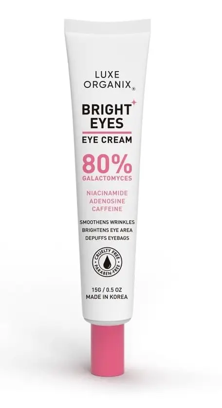 Luxe Organix Bright Eyes Eye Cream 80% Galactomyces