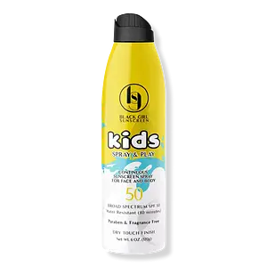 Black Girl Sunscreen Kids Spray & Play SPF 50 Sunscreen