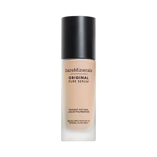 bareMinerals Original Pure Serum Radiant Natural Liquid Foundation Mineral SPF 20 Fair Cool 1