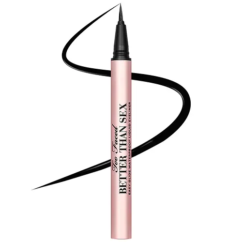 Too Faced Better Than Sex Easy Glide Waterproof Liquid Eyeliner Deep Black