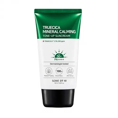 Some By Mi Truecica Mineral Calming Tone-up Suncream SPF 50+ PA++++