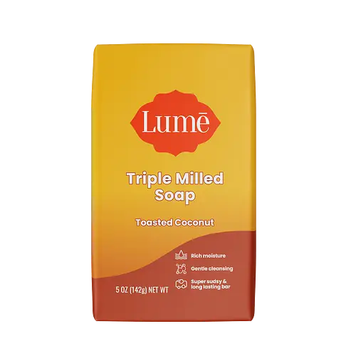 Lume Triple Milled Soap Bar Toasted Coconut
