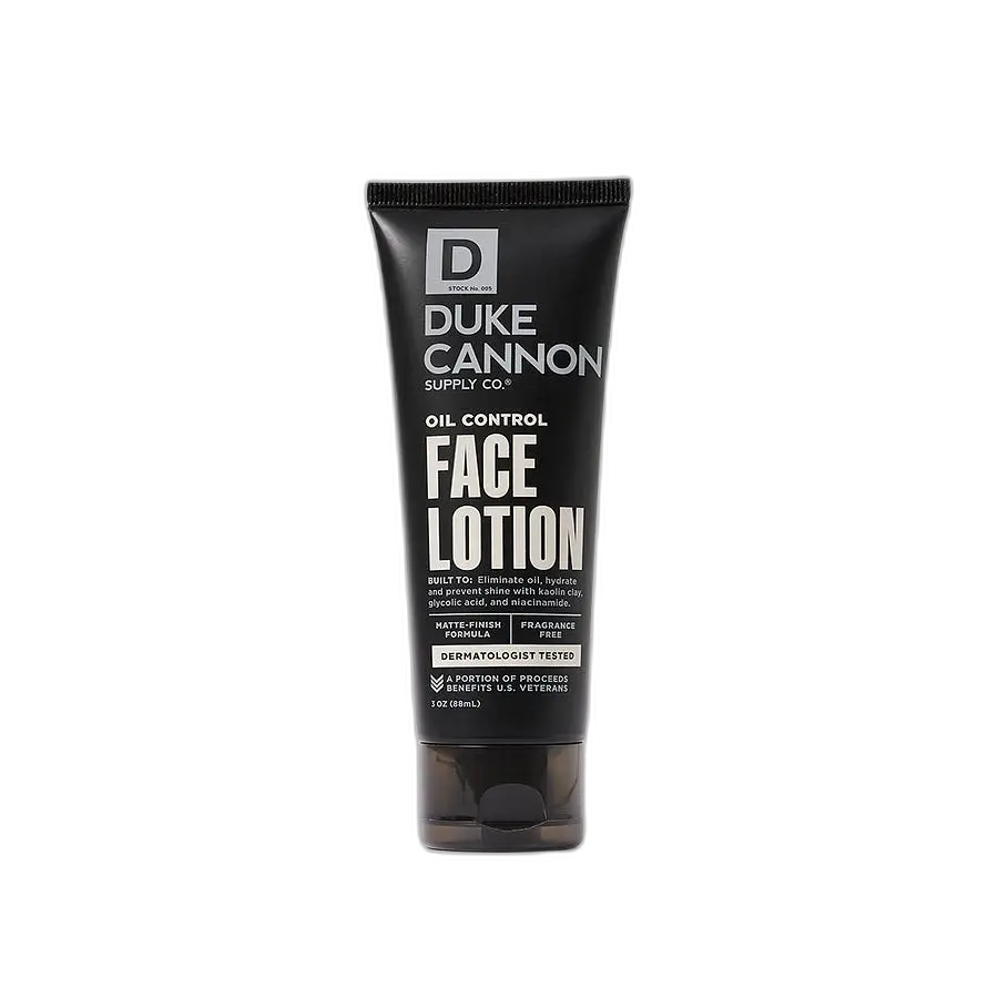 Duke Cannon Oil Control Face Lotion