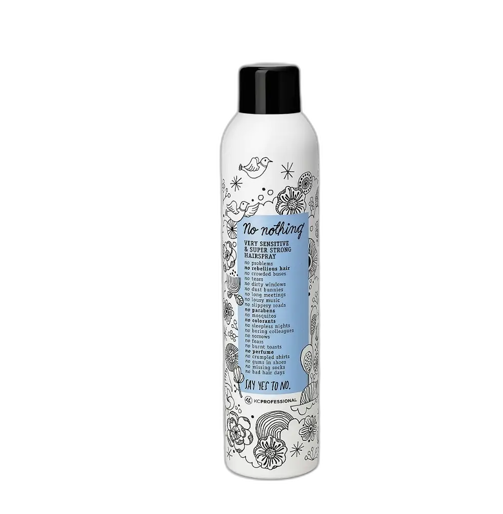 Four Reasons No Nothing Sensitive Super Strong Hold Hairspray