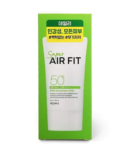 A'Pieu Super Air Fit Mild Sunscreen Daily SPF 50+