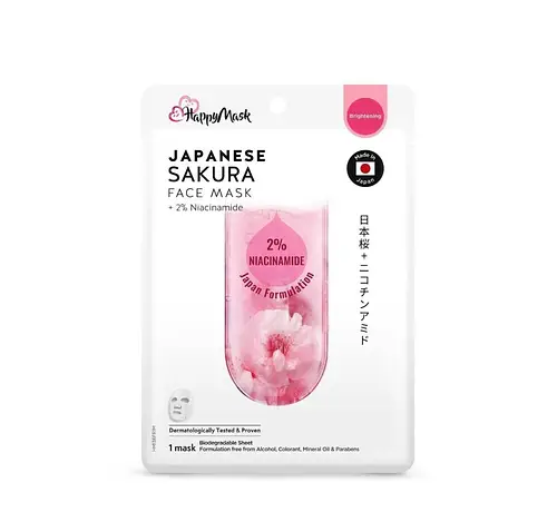 Guardian Happy Mask Japanese Sakura Face Mask