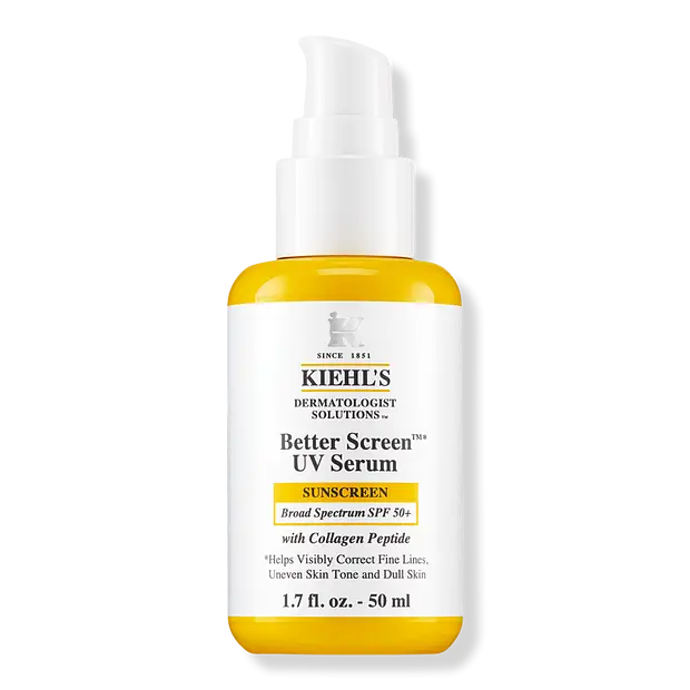 Kiehl's Better Screen UV Serum SPF 50+ Facial Sunscreen With Collagen Peptide