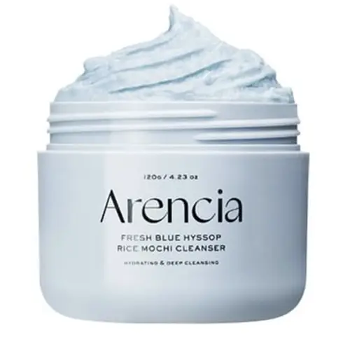 Arencia Fresh Blue Hyssop Rice Mochi Cleanser