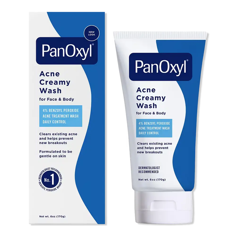 Panoxyl Acne Creamy Wash Benzoyl Peroxide 4% Daily Control