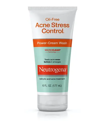 Neutrogena Oil Free Acne Stress Control Power-Cream Wash
