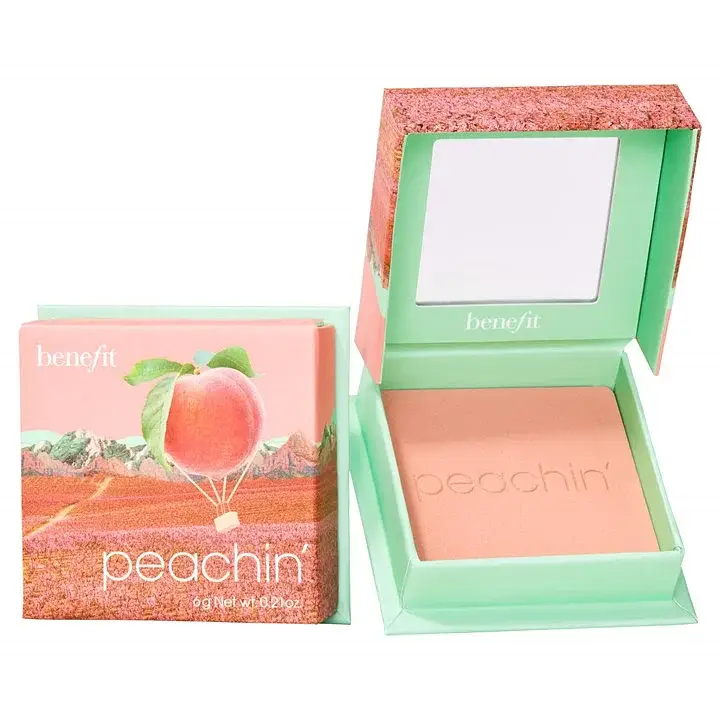 Benefit Cosmetics WANDERful World Silky-Soft Powder Blush Peachin'
