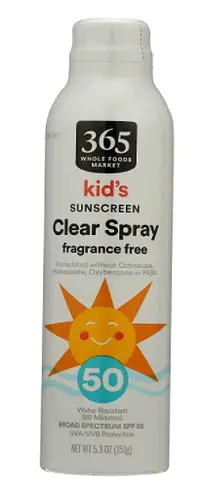 365 Everyday Value Kids Clear Spray Sunscreen SPF 50