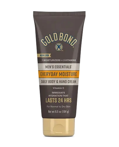 Gold Bond Men's Essentials Everyday Moisture Daily Body & Hand Cream