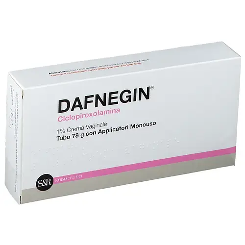 S&R Farmaceutici Dafnegin 1% Vaginal Cream Ciclopirox Olamine