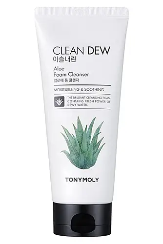 TONYMOLY Clean Dew Aloe Foam Cleanser