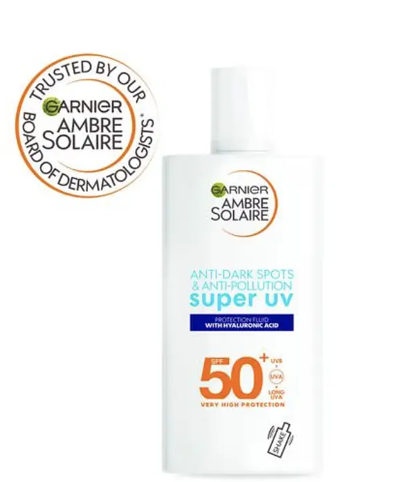 Garnier Ambre Solaire Anti-Dark Spots & Anti-Pollution Super UV Protection Fluid