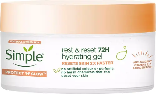 Simple Skincare Protect ‘N’ Glow Rest And Reset 72H Hydrating Gel