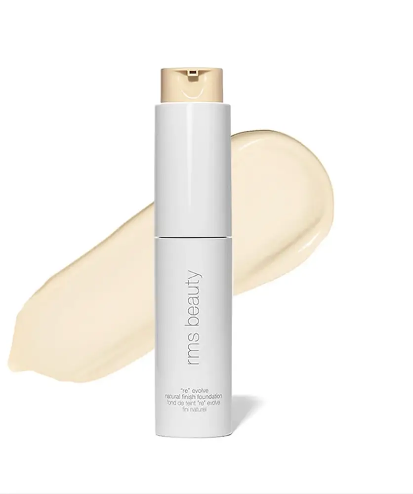 rms beauty ReEvolve Natural Finish Liquid Foundation 000 Lightest Alabaster
