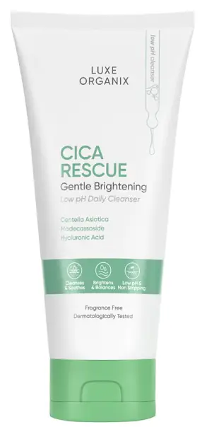 Luxe Organix Cica Rescue Gentle Brightening Cleanser