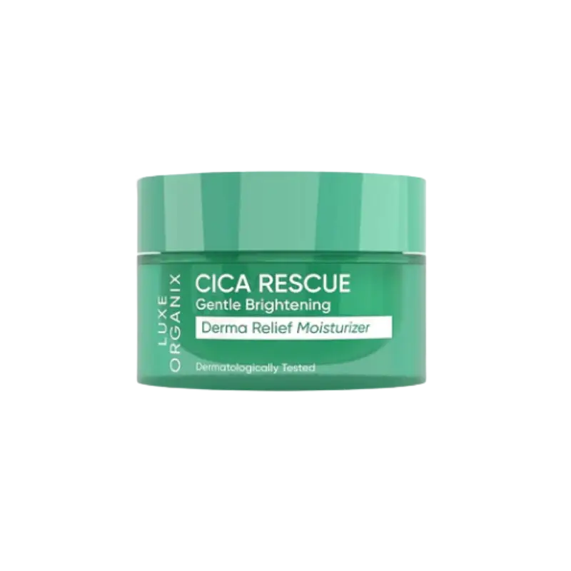 Luxe Organix Cica Rescue Gentle Brightening Derma Relief Moisturizer