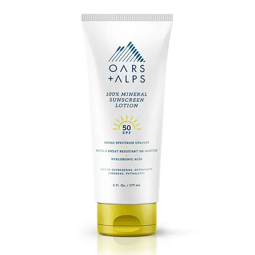 Oars + Alps 100% Mineral Sunscreen Lotion SPF 50