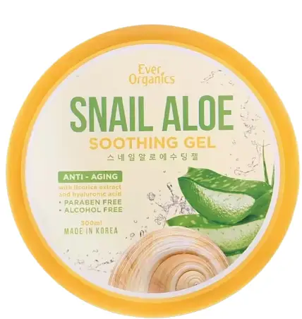 Ever Organics Snail Aloe Serum Soothing Gel
