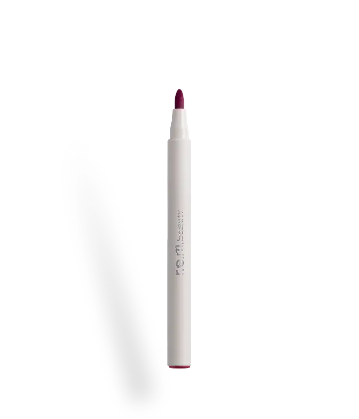 r.e.m. beauty Practically Permanent Lip Stain Marker Full Out - 03 raspberry red