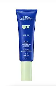 Ultra Violette Clean Screen SPF 30 Fragrance Free Weightless Gel SKINSCREEN