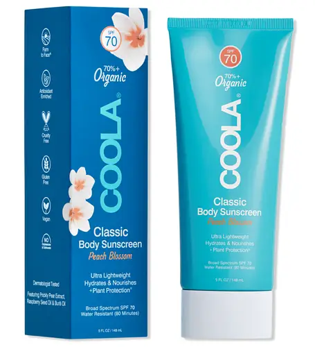 COOLA Peach Blossom Classic Body Sunscreen SPF 70