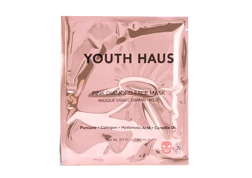 Skin Gym Youth Haus Pink Diamond Face Mask