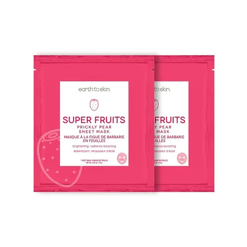 Earth to Skin Super Fruits Prickly Pear Sheet Mask