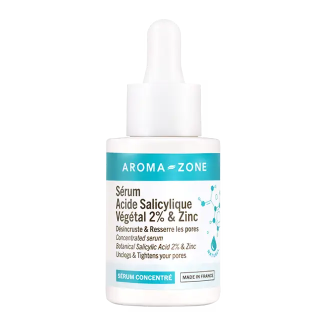 Aroma-Zone Sérum Acide Salicylique Végétal 2% & Zinc
