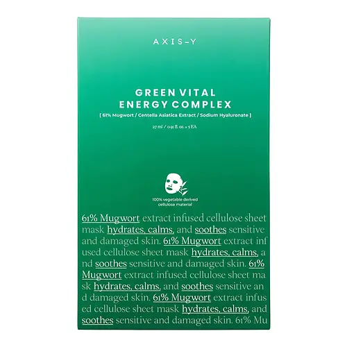 AXIS - Y Mugwort Green Vital Energy Complex Sheet Mask