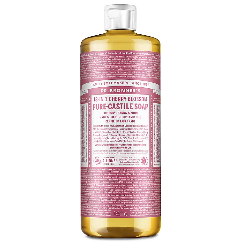 Dr. Bronner's Pure-Castile Liquid Soap Cherry Blossom