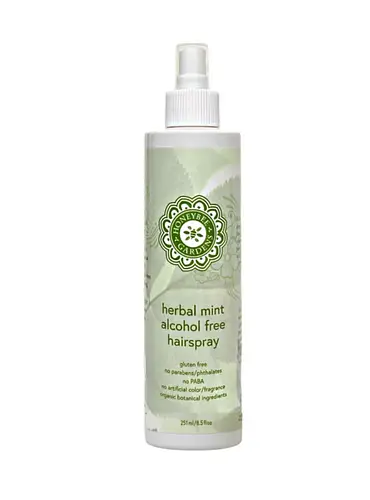 Honeybee Gardens Alcohol Free Hairspray Herbal Mint