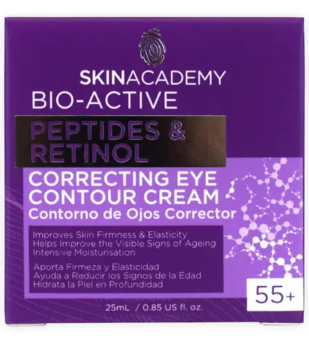 SKIN ACADEMY Peptides & Retinol Correcting Eye Contour Cream