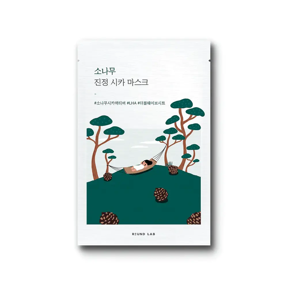 Round Lab Pine Calming Cica Sheet Mask
