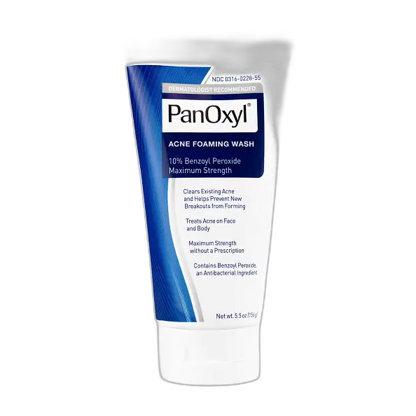 Panoxyl Acne Foaming Wash Benzoyl Peroxide 10% Maximum Strength